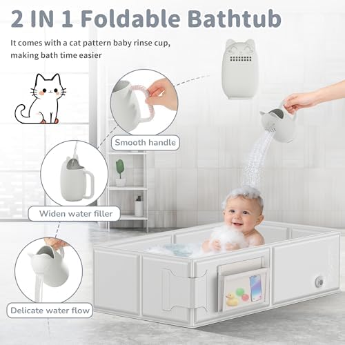 Baby Bathtub, Portable Bathtub - Image 3