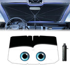 Windshield Sun Shade 2025 Car Accessories 100% Blackout Car Front Windsow - Image 3