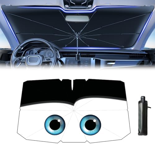 Windshield Sun Shade 2025 Car Accessories 100% Blackout Car Front Windsow - Image 3