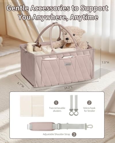 Diaper Caddy Organizer – Portable Storage Basket - Image 4