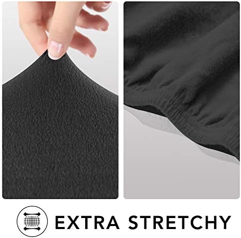 PureFit Stretch Loveseat Covers Fleece Couch Covers - Image 4