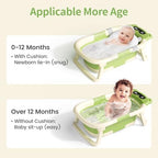 Collapsible Baby Bathtub for Newborn to Toddler - Image 2