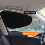 4PCS Car Window Shade, Automobile Sunshade, Car Sun Blocker, Static Suction car - Image 2