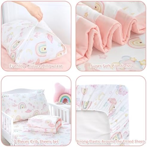 Pea Pod Muslin Toddler Bedding Set 3-Piece - Image 3