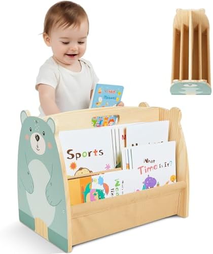 Toddler Bookshelf Double-Sided by Unknown