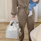 PUTSKA Baby Diaper Caddy Organizer, Felt Nursery Basket - Image 3