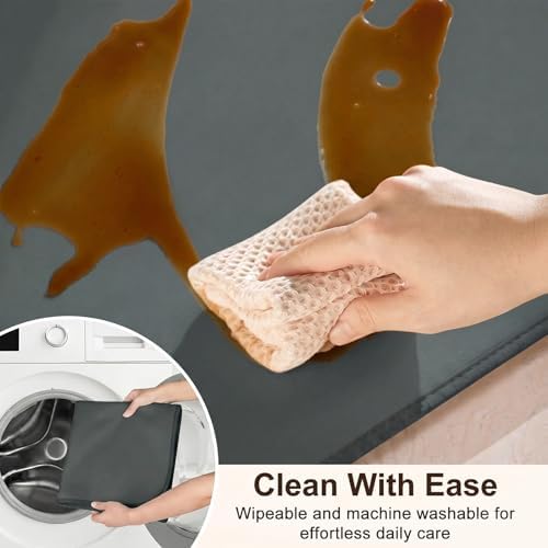 Basumee Splat Mat for Under High Chair, Waterproof & Mess-Proof Floor Mat - Image 3