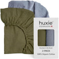 Crib Sheets, 100% Organic Cotton Muslin by huxie