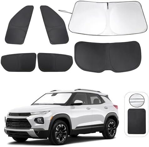 TINGLU Window Shades for Chevrolet Trailblazer 2021-2025 2026 Accessories Car by TINGLU