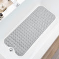 TEESHLY Bathtub Mats for Shower Tub, Extra Long Non-Slip 39 x 16 Inch Bath Mat by TEESHLY