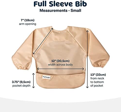 Tiny Twinkle Long Sleeve Bib for Babies & Toddlers | 2-Pack Waterproof Smock - Image 4