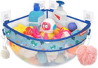 UNEEDE 4.32 Gallons Dinosaur Print Corner Bath Toy Storage by UNEEDE