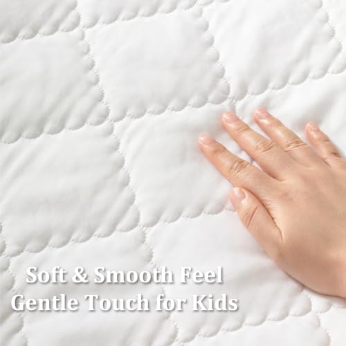BEDSUM 4pc Toddler Cooling Bedding Set, Rayon Made from Bamboo - Image 3