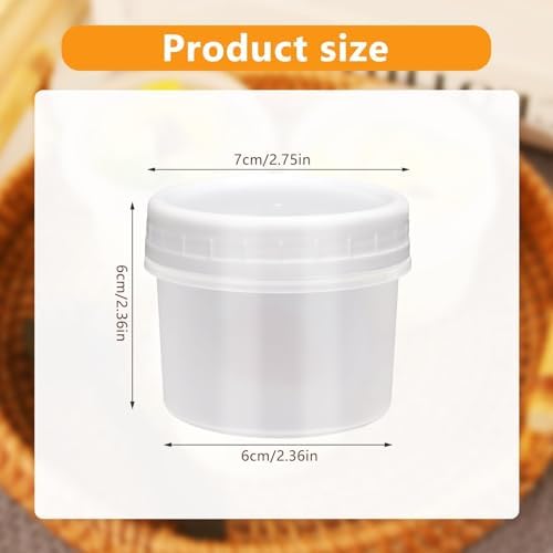 24 Pack 5 oz Food Storage Jars - Image 2