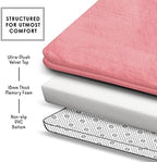 Clara Clark 3 Piece Bathroom Rugs Bath Mat Set, Velvet Memory Foam Bath Mats - Image 5