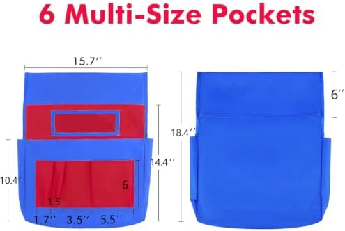 Chair Pockets for Classroom, Chairback Buddy Organizer - Image 3
