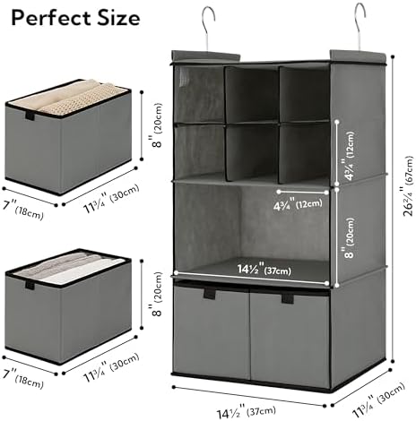 GRANNY SAYS 4-Shelf Hanging Closet Organizer - Image 3