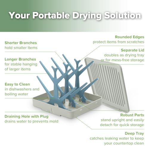 haakaa Portable Baby Bottle Drying Rack - Image 4