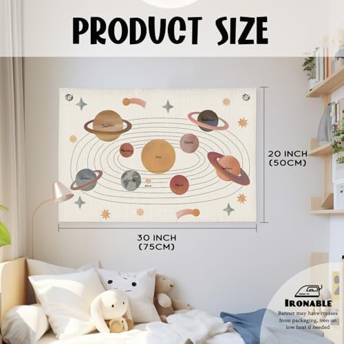 Solar System for Kids, Space Nursery Decor, Space Themed Party Decorations - Image 2