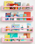 Forbena Large Pink Kids Book Shelves by Forbena