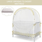 L RUNNZER Baby Crib Tent, Crib Cover to Keep Baby from Climbing Out - Image 4
