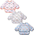 3 Pcs Long Sleeved Bib Set|Baby Waterproof Bibs by Baby+Noah