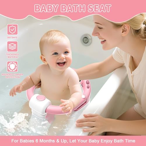 TPN Baby Bath Seat for Babies 6 Months & Up, Non-Slip Toddler Bath Seat - Image 2