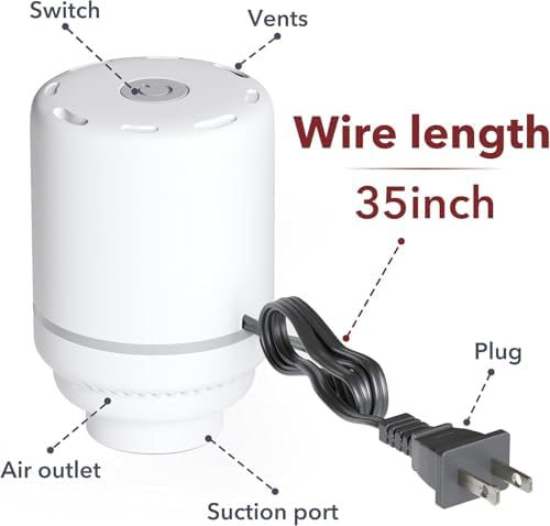 Electric Air Pump for Vacuum Storage Bags，Suitable for MEIQIHOME brand vacuum - Image 2