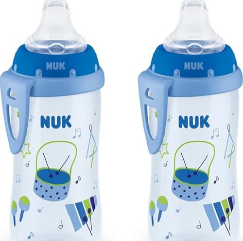 NUK Active Sippy Cup 10 oz 2 Pack 8+ Months Blue by NUK