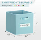 11x11 storage cube bins Foldable Fabric storage cubes - Image 2