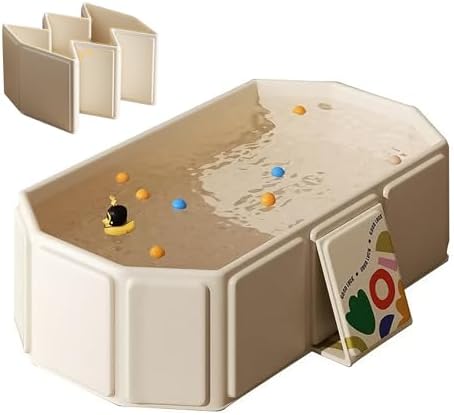 Collapsible Baby Bathtub, Portable & Foldable Bathtub by DUSHARKFUN