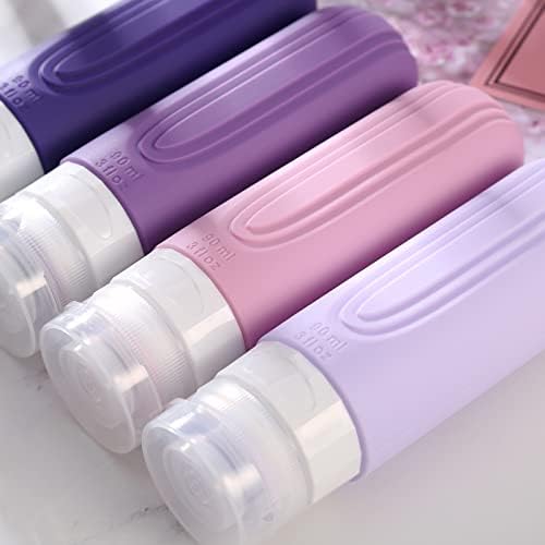 Mrsdry Travel Bottles for Toiletries, Tsa Approved 3oz Travel Size Containers - Image 5