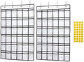 SAVERHO 2 Pack 36 Pockets Classroom Pocket Chart by SAVERHO