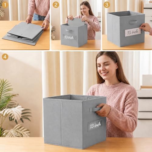 Storage Bins, 13 Inch Cube Storage Bin - Image 5