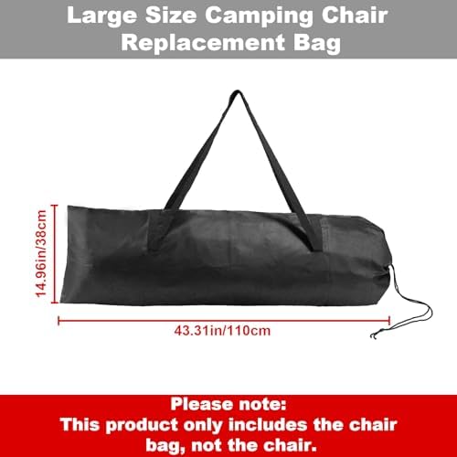 1pcs Camping Folding Chair Replacement Bag, 43.31x14.96in Foldable Large Camp - Image 3