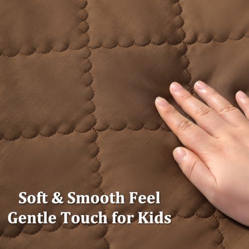 BEDSUM 4pc Toddler Cooling Bedding Set, Rayon Made from Bamboo - Image 3