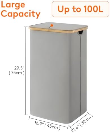 Lifewit 105L Large Laundry Basket - Image 3