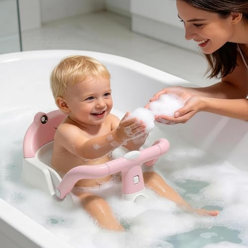 Baby Bath Seat for Babies 6 Months & Up, Non-Slip Toddler Bath Seat - Image 2