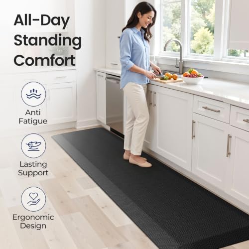 1" Extra Thick Anti Fatigue Kitchen Mats - Image 3