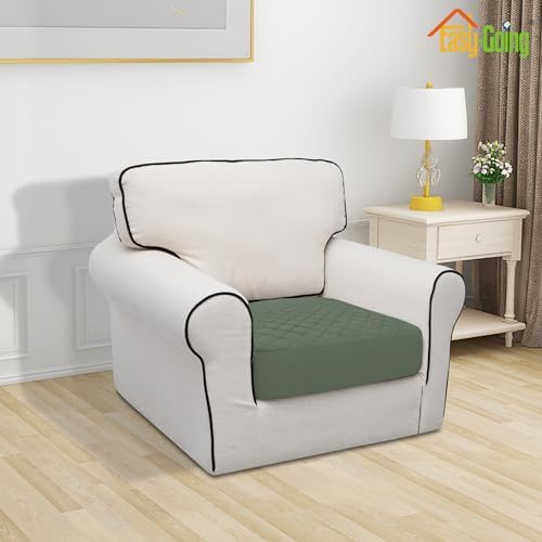 Easy-Going Waterproof Cushion Covers Set, Quilted Stretch 1-Piece Sofa Seat - Image 2
