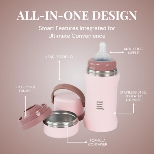 Jili All-in-One Baby Bottle, Insulated Stainless Steel Bottle - Image 3