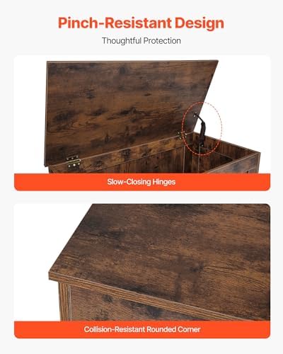 VEVOR Kids Storage Bench, Wooden Toy Box Chest, Large Storage Cabinet - Image 6