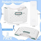 2 Pcs Bath Toy Storage Organizer, Foldable Large Capacity Bath Plaything - Image 2
