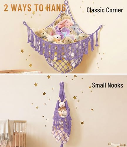 Lare Stuffed Animal Storage Hammock Corner Net - Image 4