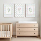 Wildflower Nursery Wall Art Decor Baby Girl Room Canvas Prints Pastel Floral - Image 7