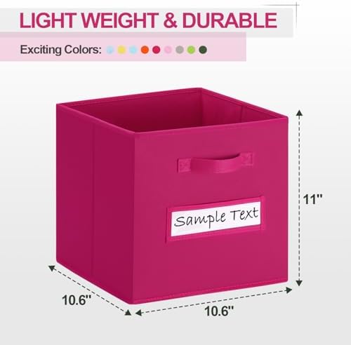 11x11 storage cube bins Foldable Fabric storage cubes - Image 2