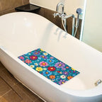 Shower Mat Non Slip, Colorful Daisy Anti Slip Bath Mat - Image 5