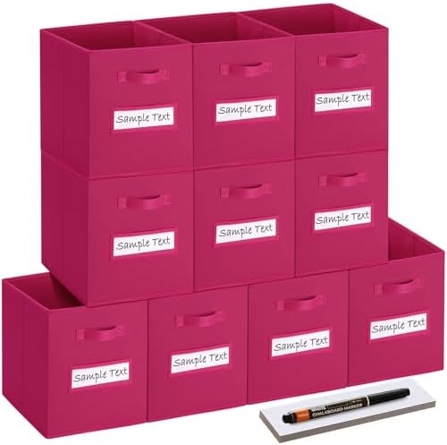 11x11 storage cube bins Foldable Fabric storage cubes by Artsdi