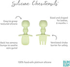 Bumkins Baby Utensils Set, Chewtensils Silicone Spoons - Image 5