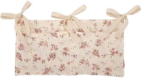 Surakey Baby Crib Pocket with Straps Hanging Baby Diaper Caddy Organizer by Surakey